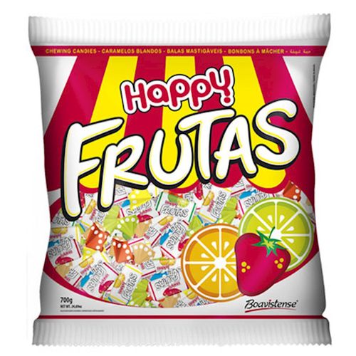 Bala Happy Frutas 500g