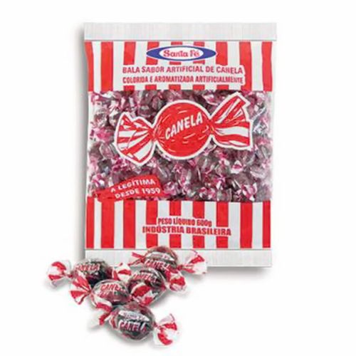 Bala Santa Fé Canela 600g
