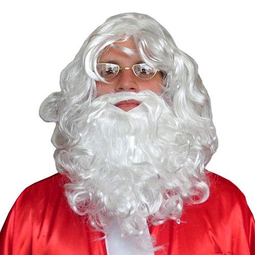 Kit Peruca e Barba Papai Noel