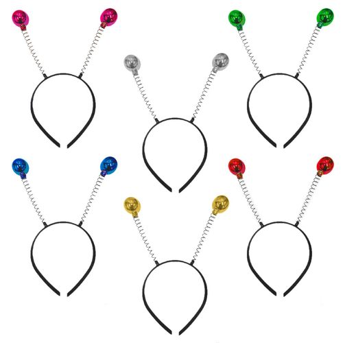 Tiara Bolinha Metalizada Colorida - 10 unidades