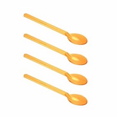 Colher Mini Laranja - 100 unidades