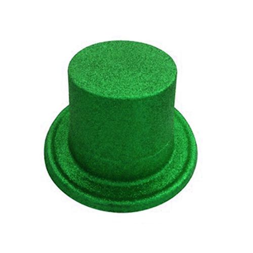 Cartola Alta com Gliter Verde