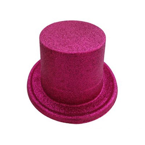 Cartola Alta com Gliter Pink