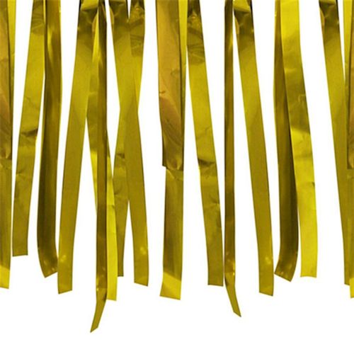 Varal de Fitas Metalizadas Dourado