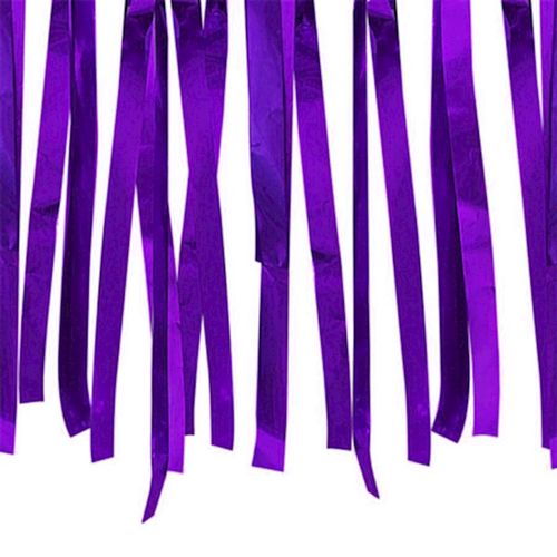 Varal de Fitas Metalizadas Roxo