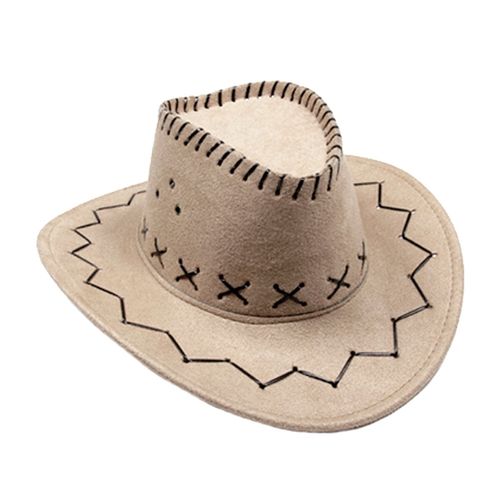 Chapéu Cowboy Bege Claro Adulto