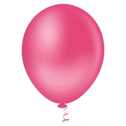 Balão 9 Liso Pink - 50 unidades