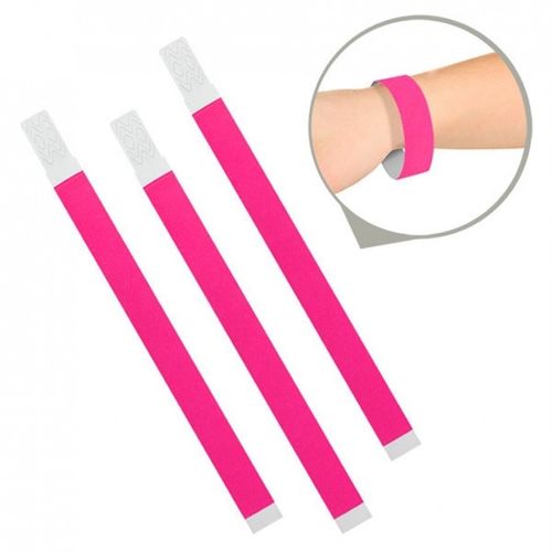Pulseira de Identificação Pink - 50 unidades