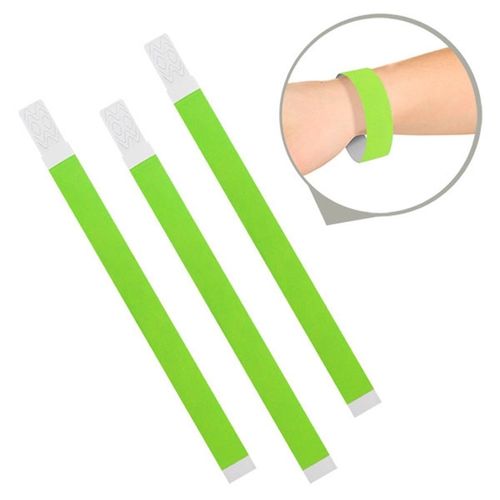 Pulseira de Identificação Verde - 50 unidades