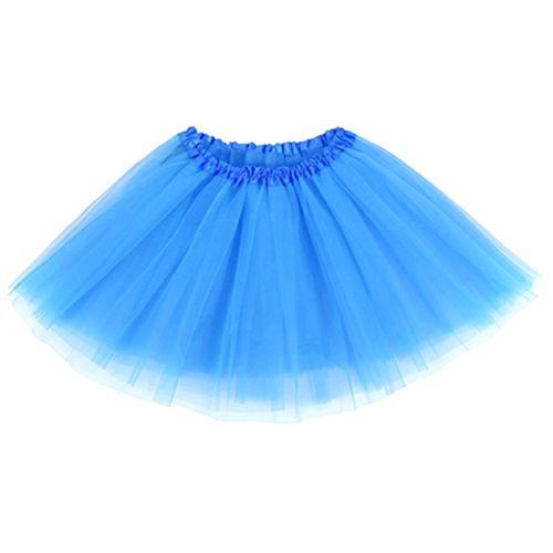 Saia Tutu Azul Claro Adulto - 35cm