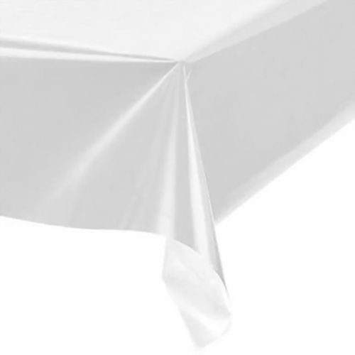 Toalha Plástica 80x80 Branca - 10 unidades