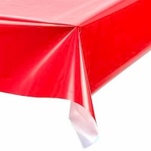 Toalha Plástica 80x80 Vermelha - 10 unidades