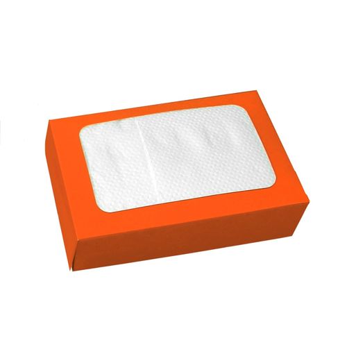 Box Laranja com Guardanapo - 40 unidades