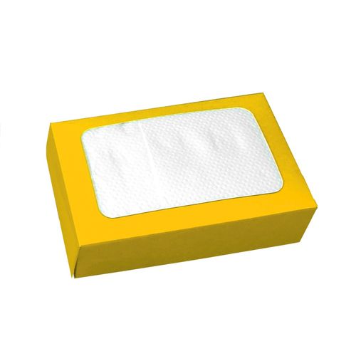 Box Amarelo com Guardanapo - 40 unidades