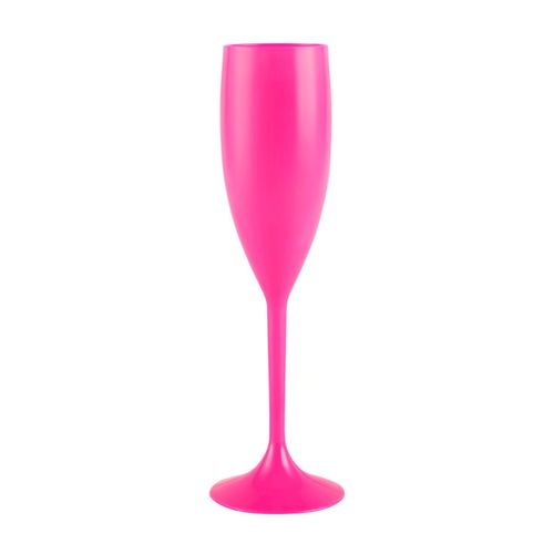 Taça Champagne Pink Neon Leitosa