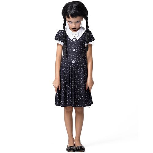 Fantasia Encrenquinha Caveira Infantil