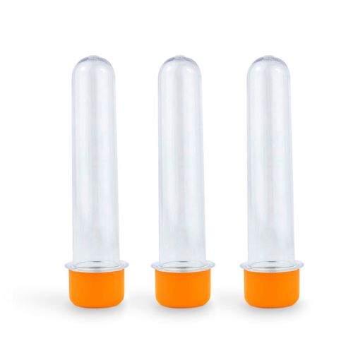 Tubete 11,5cm Laranja - 10 unidades