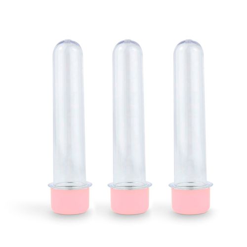 Tubete 11,5cm Rosa Bebê - 10 unidades