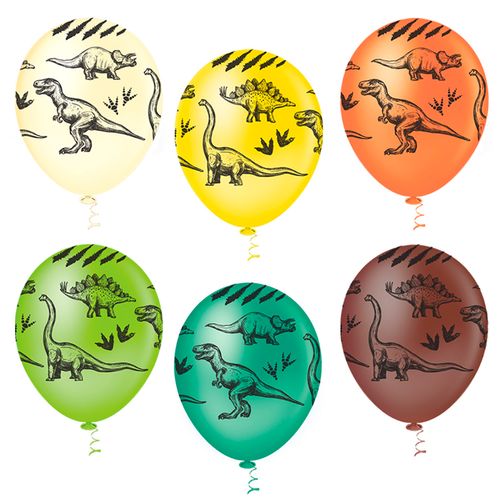 *Balão 10 Dinossauro Sortido - 25 unidades