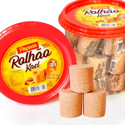 Paçoca Rolhão Embrulhada 1,1Kg - Kael