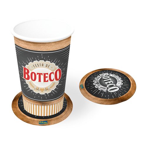 Porta Copos Boteco - 08 unidades