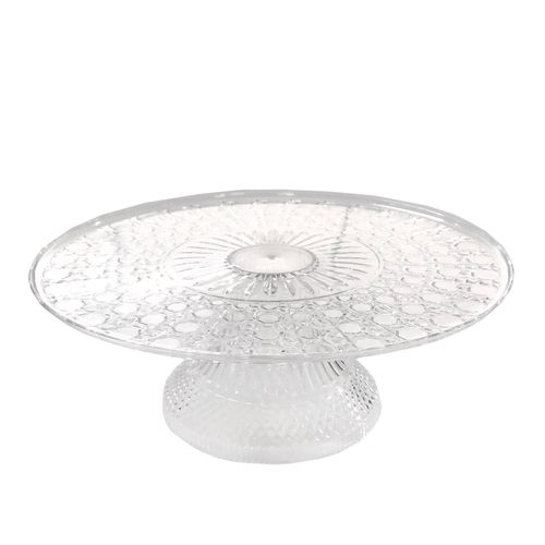 Boleira Lapidada Luxo Cristal - 30cm