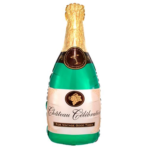 Balão Metalizado Garrafa Champagne - 98cm