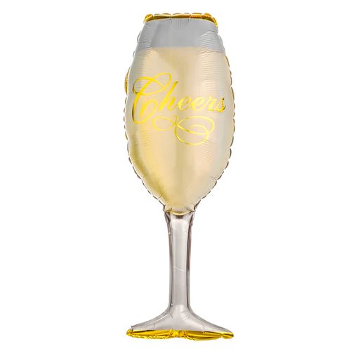 Balão Metalizado Taça Champagne - 99cm