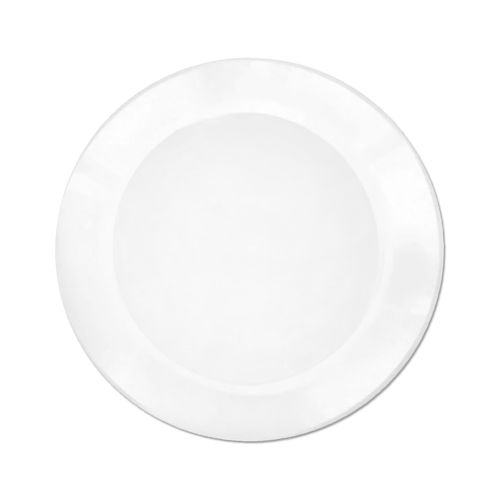 Prato Redondo 15cm Branco Biodegradável - 10 unidades