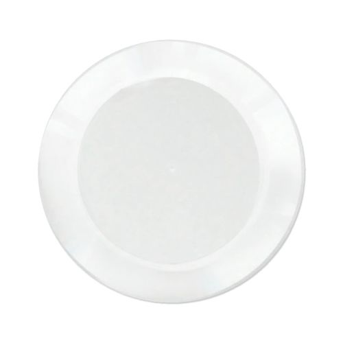 Prato Redondo 15cm Cristal Biodegradável - 10 unidades