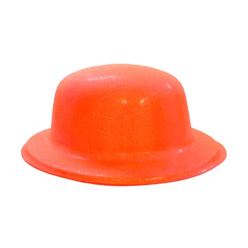 Chapéu Coquinho Gliter Laranja Neon