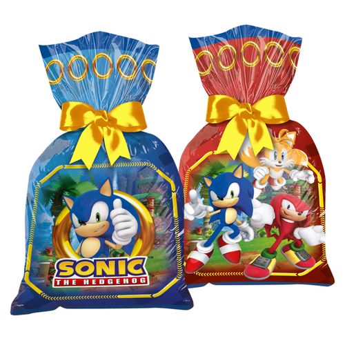*Sacola Plástica Sonic - 08 unidades