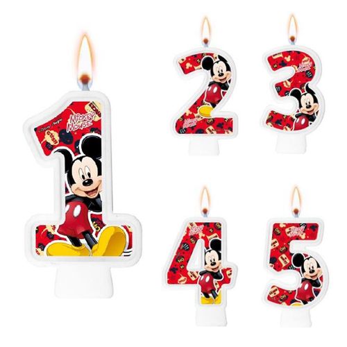 *Vela Numeral Mickey Clássico