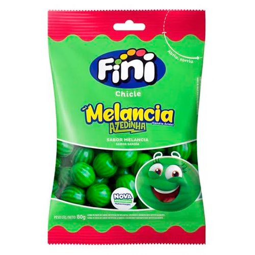 Chicle Melancia Azedinha Fini 80g