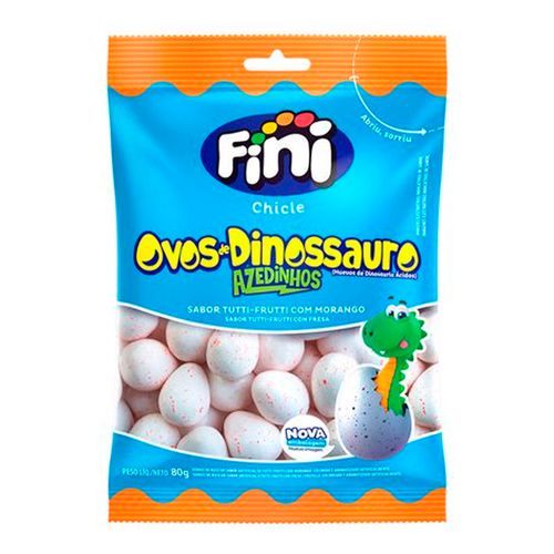 *Chicle Ovos Dinossauro Azedinhos Fini 80g