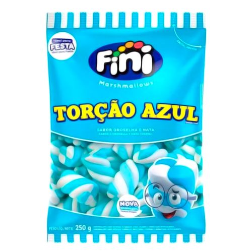 Marshmallow Torção Azul 250g - Fini