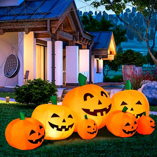 Inflável Halloween Abóboras com Luz
