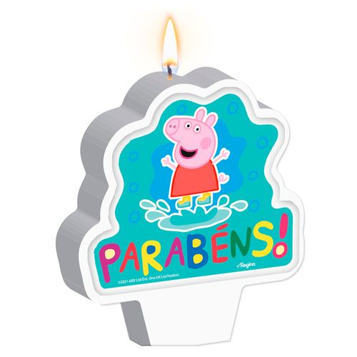 *Vela Plana Peppa Pig Clássica