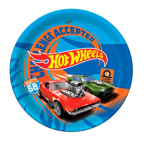 *Prato Hot Wheels - 08 unidades