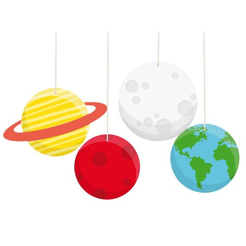 *Móbiles Astronauta - 04 unidades