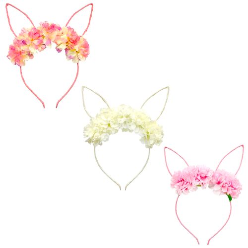 Tiara Coelhinha Flor