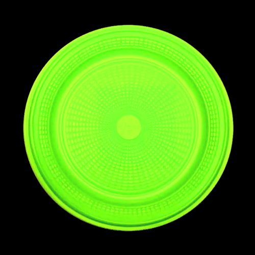Prato 15cm Neon Verde - 10 unidades