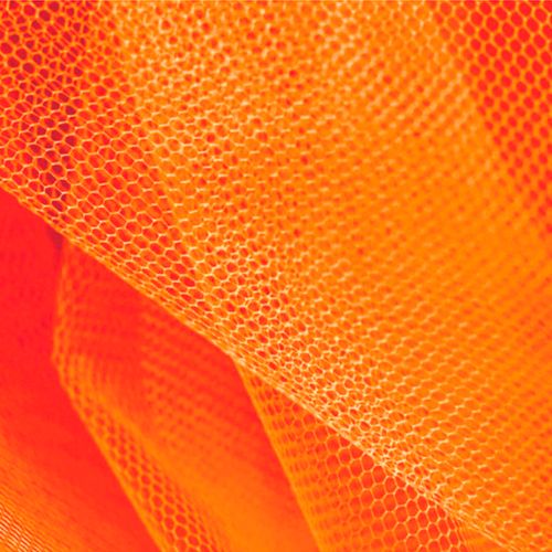 Tule Laranja Neon - Metro