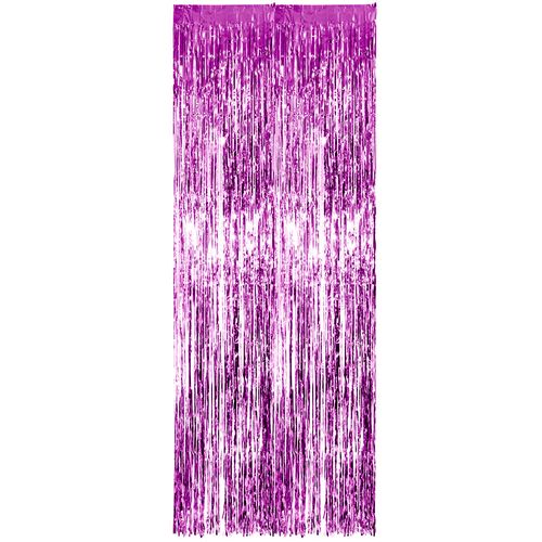 Cortina Metalizada Pink