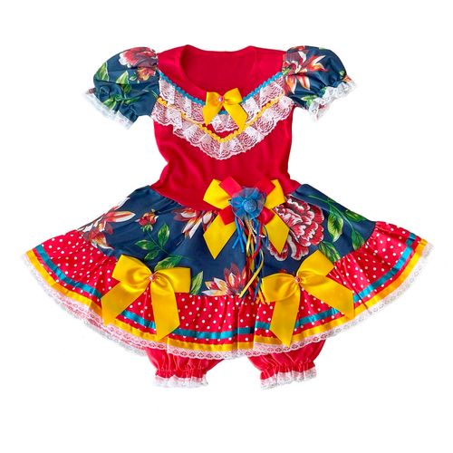 Vestido Junino Maria Fernanda Luxo