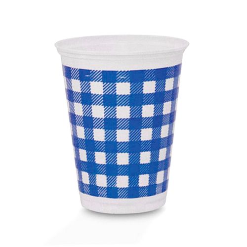 Copo Xadrez Azul - 25 unidades