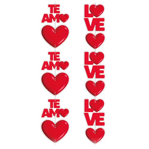 Pendente Decorativo Love - 02 unidades