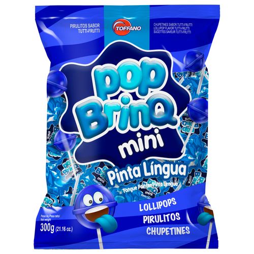 Pirulito Pop Brinq Mini Pinta Língua 300g