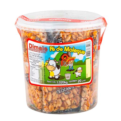 Pé de Moleque 1,02Kg - Dimais
