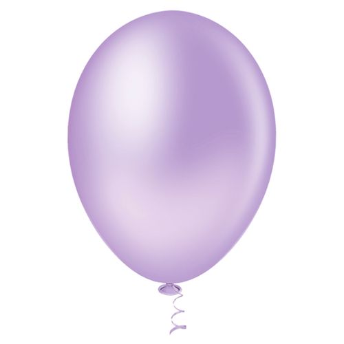 Balão 7 Liso Lilás - 50 unidades